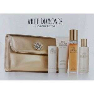 White Diamonds Set by Elizabeth Taylor 5 Items With Purse Women Fragrances Deals & Coupon Code