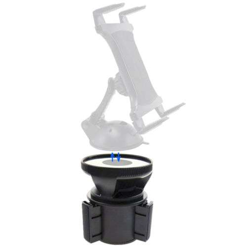 VIBRATION FREE Car Cup Holder Mount For Apple IPad Pro Air..