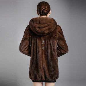 16043 Real Mink Fur Coat Women Winter Warm Fur Jacket Fashion Hoody Outwear 2017 Black Friday Deals.