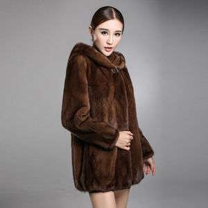 16043 Real Mink Fur Coat Women Winter Warm Fur Jacket Fashion Hoody Outwear 2017 Black Friday Deals.