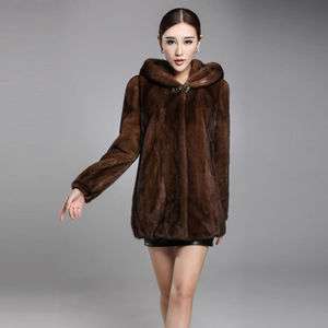 16043 Real Mink Fur Coat Women Winter Warm Fur Jacket Fashion Hoody Outwear 2017 Black Friday Deals.