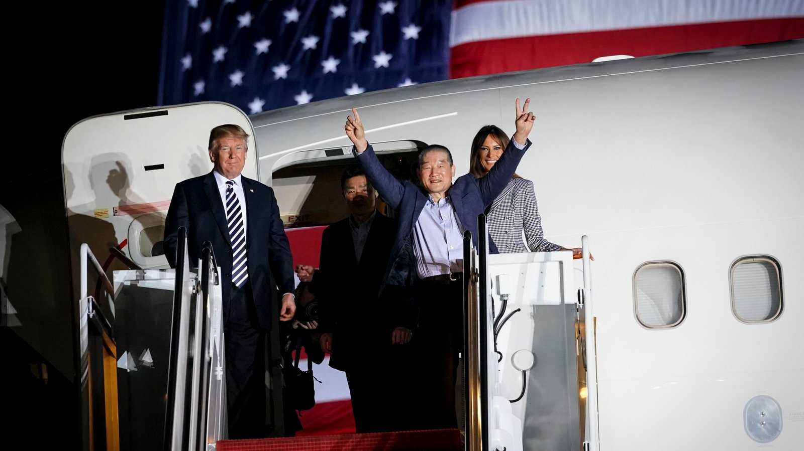 3 Americans Freed From North Korea Arrive Near Washington